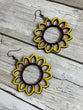 Bright Sunflower Yellow Earrings